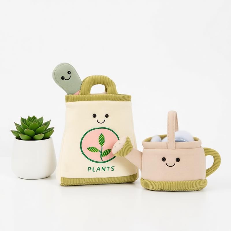 Plant Parent Free - Peluche a forma di attrezzi da