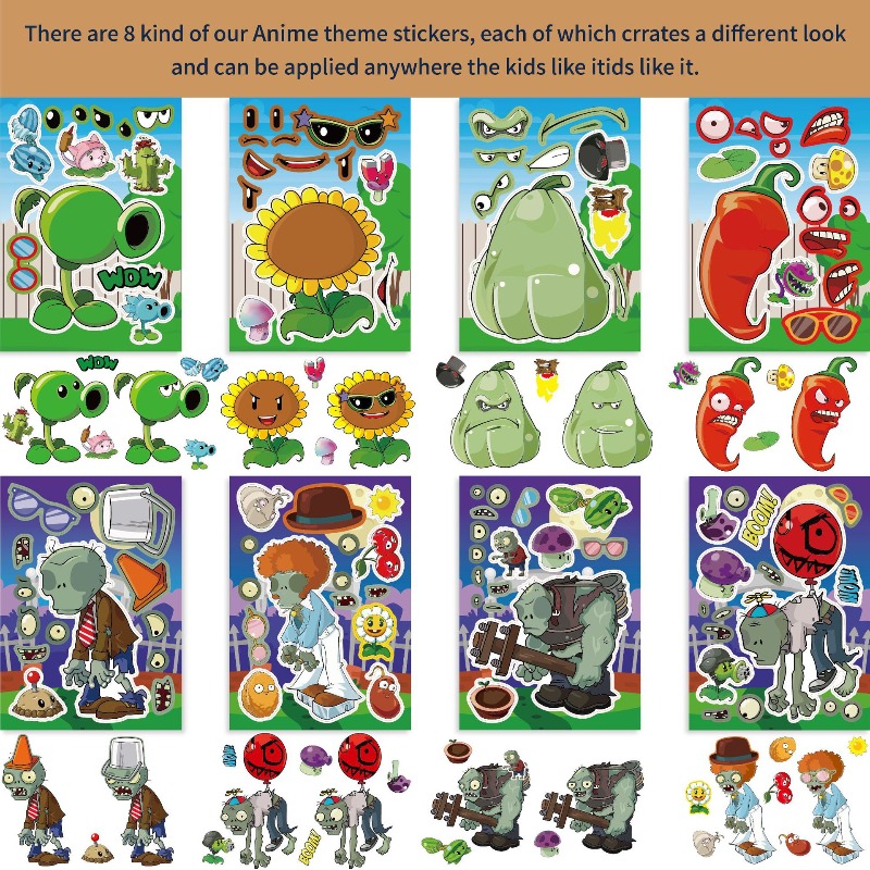 Adesivi Puzzle Anime Cartoon C - Plant Parent Vs recensione e prezzo