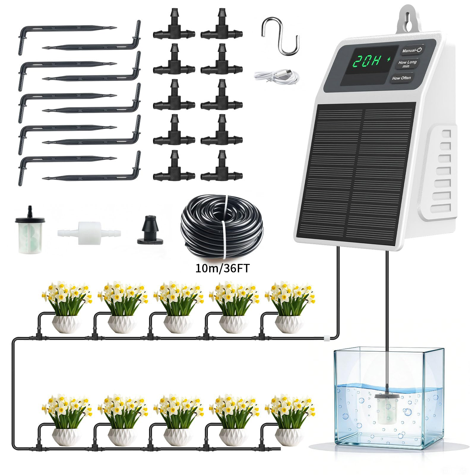 Sistema di irrigazione solare  - Plant Parent Kit recensione e prezzo